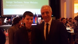 Jan Rentsch mit MP Tillich